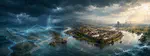 COFLAB: Coupling Flood and Agent-Based models for interpreting centuries of River-Urbanism Interactions